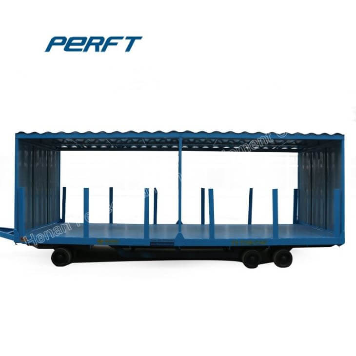 Non-motor Quad Steer Tugger carriages Tow Transfer Trolleys