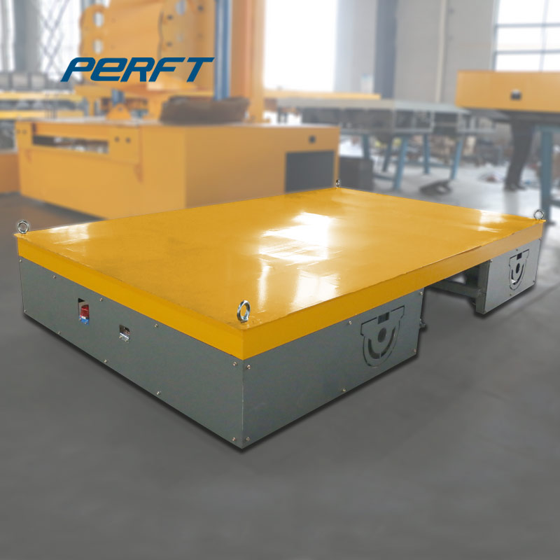 Battery Electric Trackless Platform Production Line Transfer trolley 10 Ton