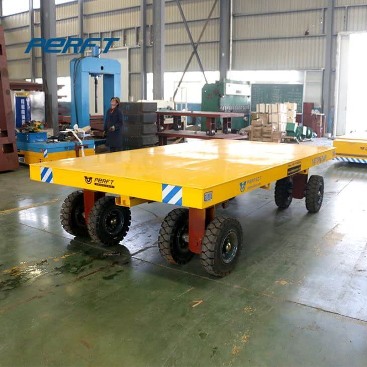 Customized Industrial Tow Trolley To Transport Equipment