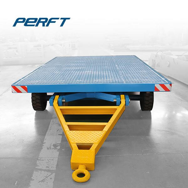 Non-motor Quad Steer Tugger carriages Tow Transfer Trolleys
