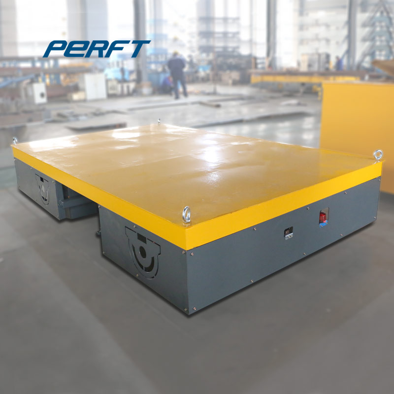 Battery Electric Trackless Platform Production Line Transfer trolley 10 Ton