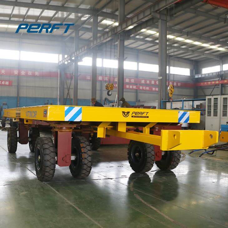 Customized Industrial Tow Trolley To Transport Equipment