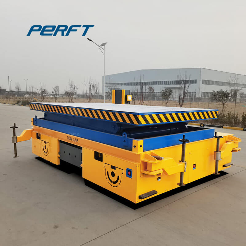 5 Ton Trackless Transfer Platform Handling Trolley for Heavy Industry