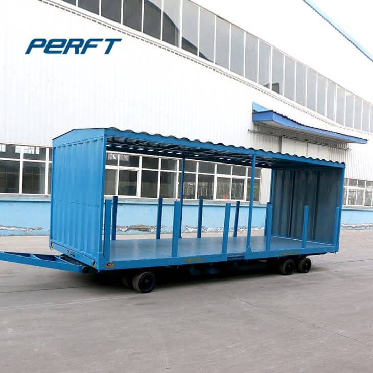 Rubber wheel or solid tyre tow trolley