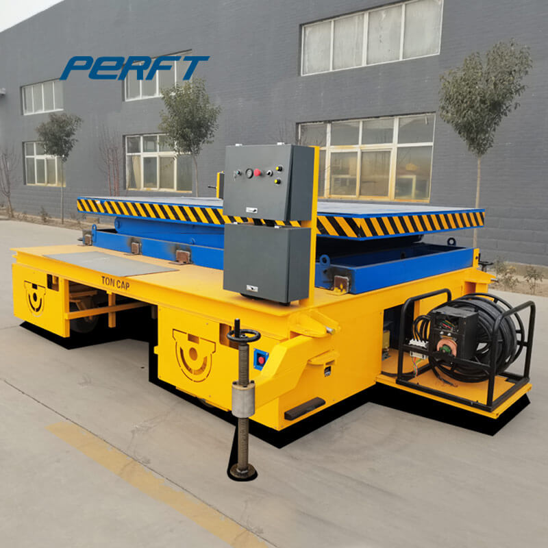 5 Ton Trackless Transfer Platform Handling Trolley for Heavy Industry