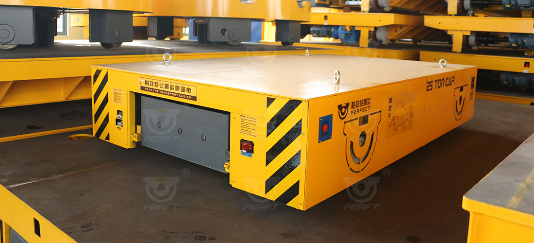 low voltage electric rail transfer carts