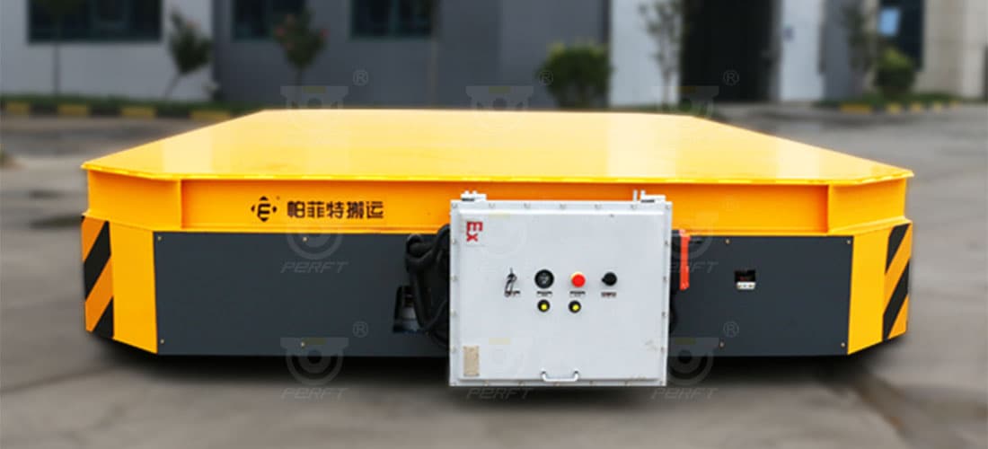 low-voltage rail flat car