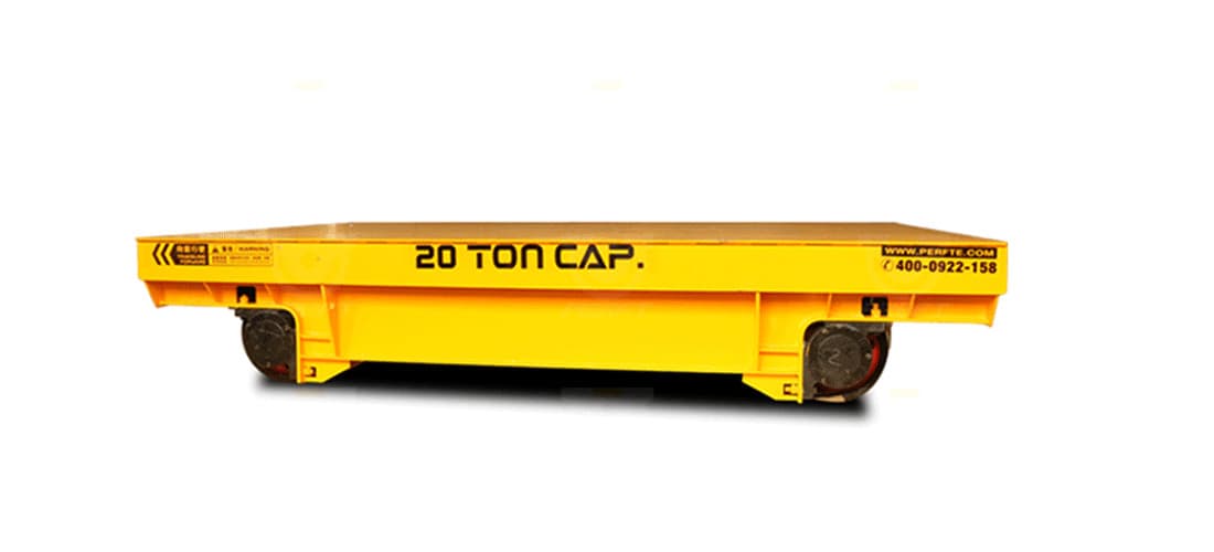 Battery Rail Transfer Cart for workshop