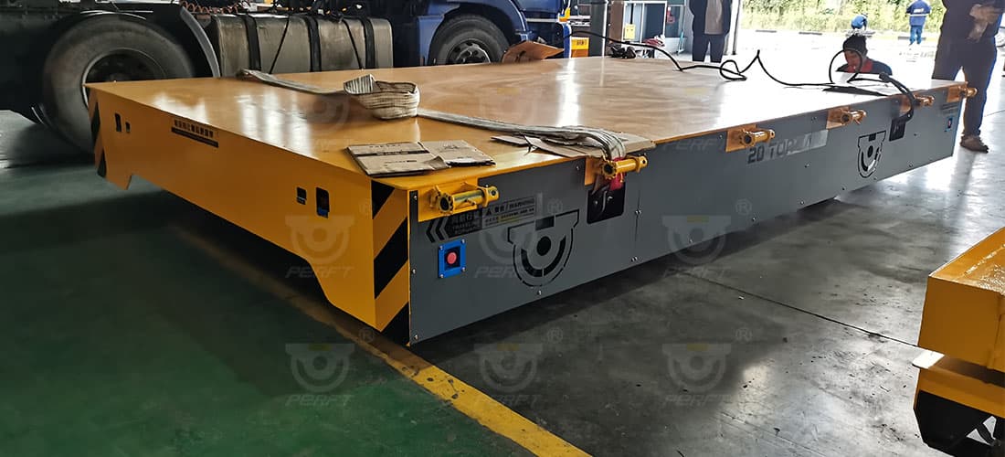 Industrial rail transfer cart